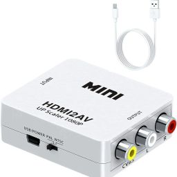 SrO TV-out Cable Mini Hdmi 2 AV (HDMI to AV RCA/UP Scaler 1080P HD Video Converter)-12