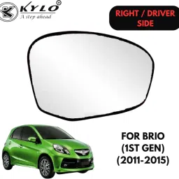 Manual Driver Side, Rear View Mirror For Honda Brio-5