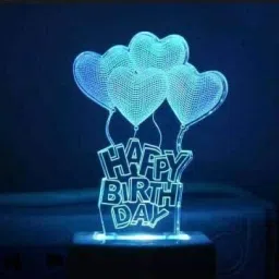 Night Lamp For Happy Birthday 3D Illusion 6 color LED Table Lamp Lamp For Gift Table Lamp-14