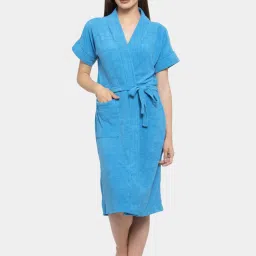 Sky Free Size Bath Robe-image-42