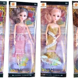 Fashion Doll for Girls | Fun for Kids Foldable Hands | Lovely Dress (RAMDOM)-image-61