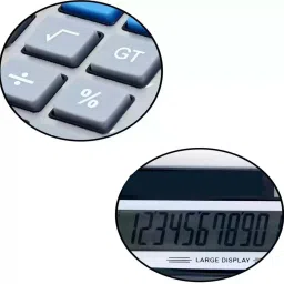 glitzen CT-912 Citllzen 112 Steps Check & Correct, 14 Digits 5 Inch Display Basic Calculator image 5