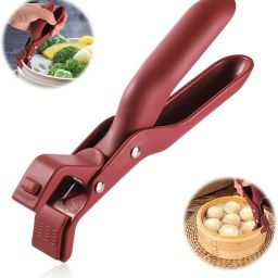 Silicone Non-Slip Heat Insulation Clip for Pot Holder 1 PC BOWL HOLDER CLIP 5 cm NA Tongs-image-36