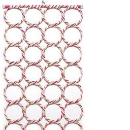 Multipurpose Foldable 28 Slots Ring Holder Hanger for Scarf, Tie, Towels, Belts, Dupatta, Socks Closet Accessories Scarf Organizer-17