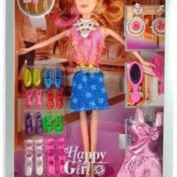 Role Play Baby Doll Set/Girls Style Wardrobe Doll Set comes with multiple accessories & Dresses-image-75