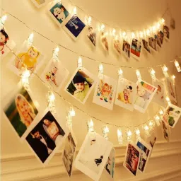 16 LEDs 2.86 m White Steady Clip Rice Lights-image-83