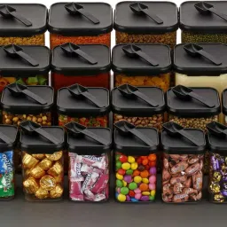 norvium Plastic Grocery Container- 1400 ml, 950 ml, 650 ml, 350 ml image 3