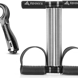 Fitness Combo of Tummy trimmer & Adjustable Hand Exerciser Finger Exerciser Ab Exerciser-19