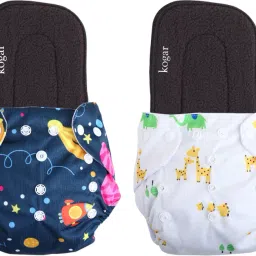 Print Reusable Cloth Diapers + Insert Pad Washable 100% Absorption 0-3 yrs SWZF4-9