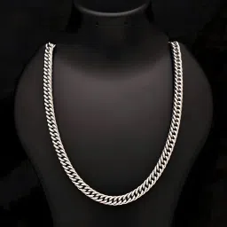 High Quality Stainless Steel Stylish 8mm Thick Heavy Neck Chain for Men and Boy Sterling Silver Plated Stainless Steel Chain-image-43