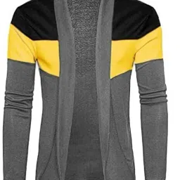 Men Full Sleeve Yellow Shrug-image-51