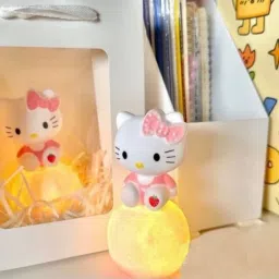 Hello Kitty Sanrio 3D Ball Night Lamp USB Table Lamp Colorful LED Table Lamp-image-25