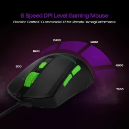 Archer Tech Lab RGB Keyboard & Mouse Combo, 104 Keys,7200 DPI,13 Lighting Modes,19 Anti-Ghosting Wired USB Standard Gaming Keyboard Compatible with Desktop, Laptop, Mac image 4
