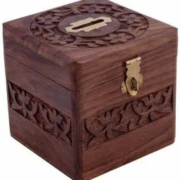 HandCrafted Carving Piggy Bank, Money Bank, Birthday Gift for Kids and Adults-image-62
