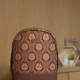 Small 12 L Backpack Jodhpur Damask Dome Daypack-image-12