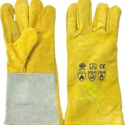 High-Temperature Leather Welding Gloves Heat & Fire Resistant Cut-Proof Trusted Leather Safety Gloves-image-69