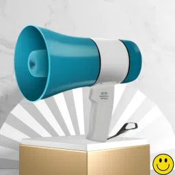 Handheld Megaphone with Siren, Microphone & Rechargeable for Outdoor EventsB420 Megaphone Portable Megaphone Siren Loudspeaker Function &Long Battery BackupI420 Outdoor PA System-13