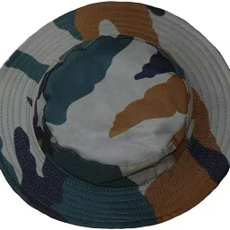 rahul Military Hat Summer Stylish Fishing Hat Safari & Camping Outdoor Army Green Hat-25