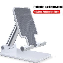 WHISTLE9 Foldable Portable Phone Stand Phone Holder for Desk, Tablet Stand Compatible with Mobile Phone Single Gimbal for Mobile image 2