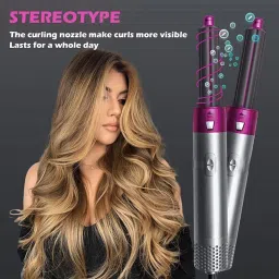 Raptas Combo C129 - 5-in-1 Hair Styler & WS-1698 Handheld Wireless Microphone Electric Hair Styler-image-40