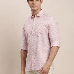 turtle Men Slim Fit Printed Spread Collar Casual Shirt-picture-27