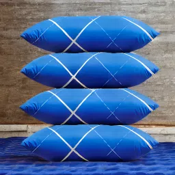 LUXURY Polyester Fibre Abstract Sleeping Pillow Pack of 4-13