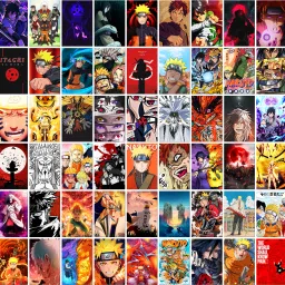 Pack of 54 Aesthetic Naruto Wall Collage Kit Posters - Wall Decor Poster - Wall Art For Bedroom & Living room. Anime poster, Naruto poster, Naruto Manga Wall Collage Kit Fine Art Print-image-34