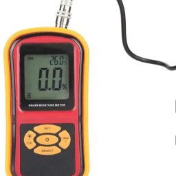 KERRO® Grain Moisture Meter with Measuring Probe & Digital Display GM640 Digital Grain Moisture Meter With Probe LCD Hygrometer Humidity Tester Pin-Type Digital Moisture Measurer-0