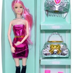 Pink Doll with Hand Foldable and Leg-image-79