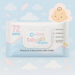 Baby Wipes – 72 Wipes | Aloe Vera & Vitamin E | pH Balanced | Alcohol-Free-image-87