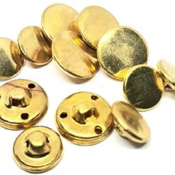 reena Golden Coat Suits Metal Buttons 6+6 Big and Small Sew on Bronze Buttons Metal Buttons image 2