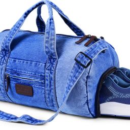 35 L Gym Duffel Bag - stylish travel bag - Blue-image-43