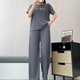 Top Palazzos Co-ords Set-image-70