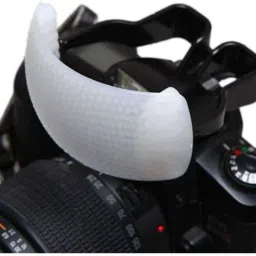 Stookin 3 Color Pop Up Hot-Shoe Flash Diffuser Set For Dslr , Slr Cameras Flesh Diffuser image 2