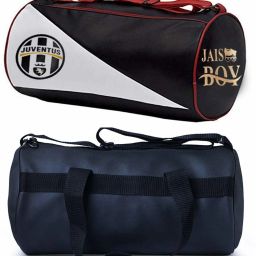15 L Gym Duffel Bag - Combo Gym Leather Duffle Gym Bag for Men and Women for Fitness - Black-image-96