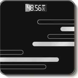 ACU-CHECK 180kg LCD glass Body weight electronic fitness Digital chargeable bathroom scale Weighing Scale-image-13