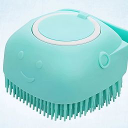 Brush for Dog Bath Brush Body Scrubber for Bathing Soft Silicone Groomers Plain/ Bristle Brushes for Dog, Cat, Horse, Rabbit-picture-17