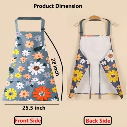 darshanam world Polyester Chef's Apron - Free Size image 4