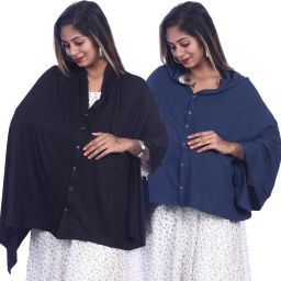 Soft Mother's Nursing & Feeding Shawl Feeding Cloak-image-76