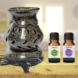 PEEPRESION Primium Oil Diffuser With Lavender & Lemongrass Aroma Oil (10ml Each) Suitable For| Home, Office, Spa, Bedroom, Club, Temple, Pub Bar, Gym, Conference Hall, Studio Diffuser-image-98