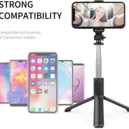 SHOP EXCITING Selfie Stick with Remote, 3-in-1 Multifunctional Selfie Stick, Tripod, Monopod Stand & Mobile Stand Compatible with All Mobile Phones Selfie Stick Bluetooth Selfie Stick image 4