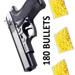 ONE AND ONE THE SUPPER HERO PUBG PLAIYER MAUSER TOY GUN WITH 180 BULLETS Guns & Darts-30
