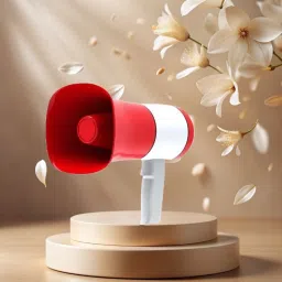 Handheld Megaphone with Siren, Microphone & Rechargeable for Outdoor EventsA327 King Bhopu Speaker (Portable Horn)Recorder Player & Sirens With Dual BatteryQ327 Outdoor PA System-image-116