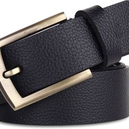 metronaut Men Casual, Evening, Formal, Party Black Genuine Leather Belt-picture-18