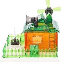 Building Model Learning for Kids,Solar Rechargable House Kit for Kids Model Building Kit-image-21