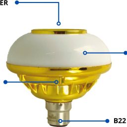 Planetoid Smart B22 12 Watt LED RGB Bluetooth Music Speaker Wireless Color Changing 24 Key Smart Bulb image 2