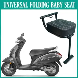 ZOV-X15 Baby Stand Black Suitable for Baby/Child Seat For Activa,Maestro, Access Bike Crash Guard-28