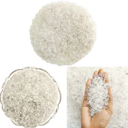 Crystal Clear Quartz Chips Crystal Chips Stone Chips For Healing & Vastu, Décor Polished Asymmetrical Crystal Stone-10