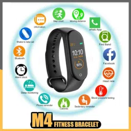 V Enterprises M4 Smart Band With Heart Monitoring image 3