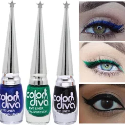 Eye Liner, Water Resistant, Long-Lasting, Shade-101K|M|I, Each 6 ml-image-62
